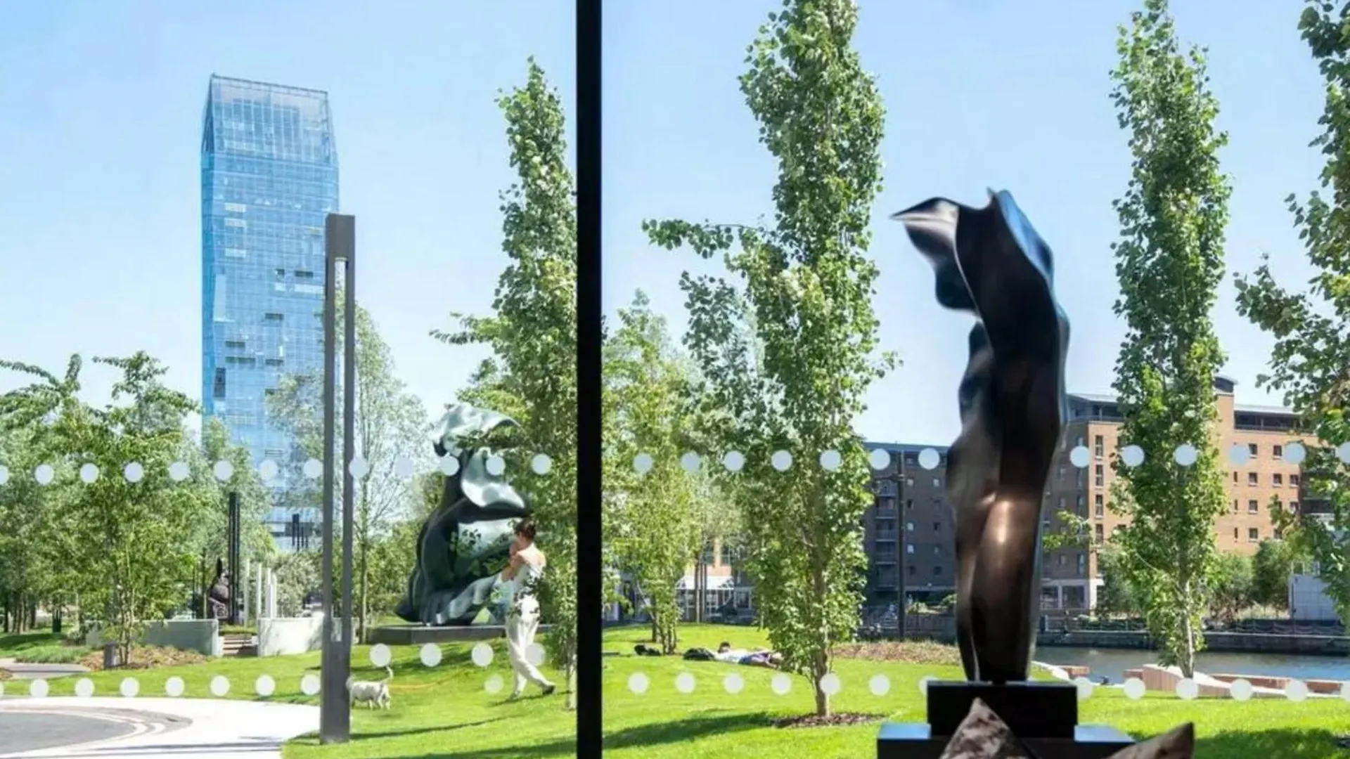 Two Bedrooms Penthouse One Park Drive, Canary Wharf Лондон Отель