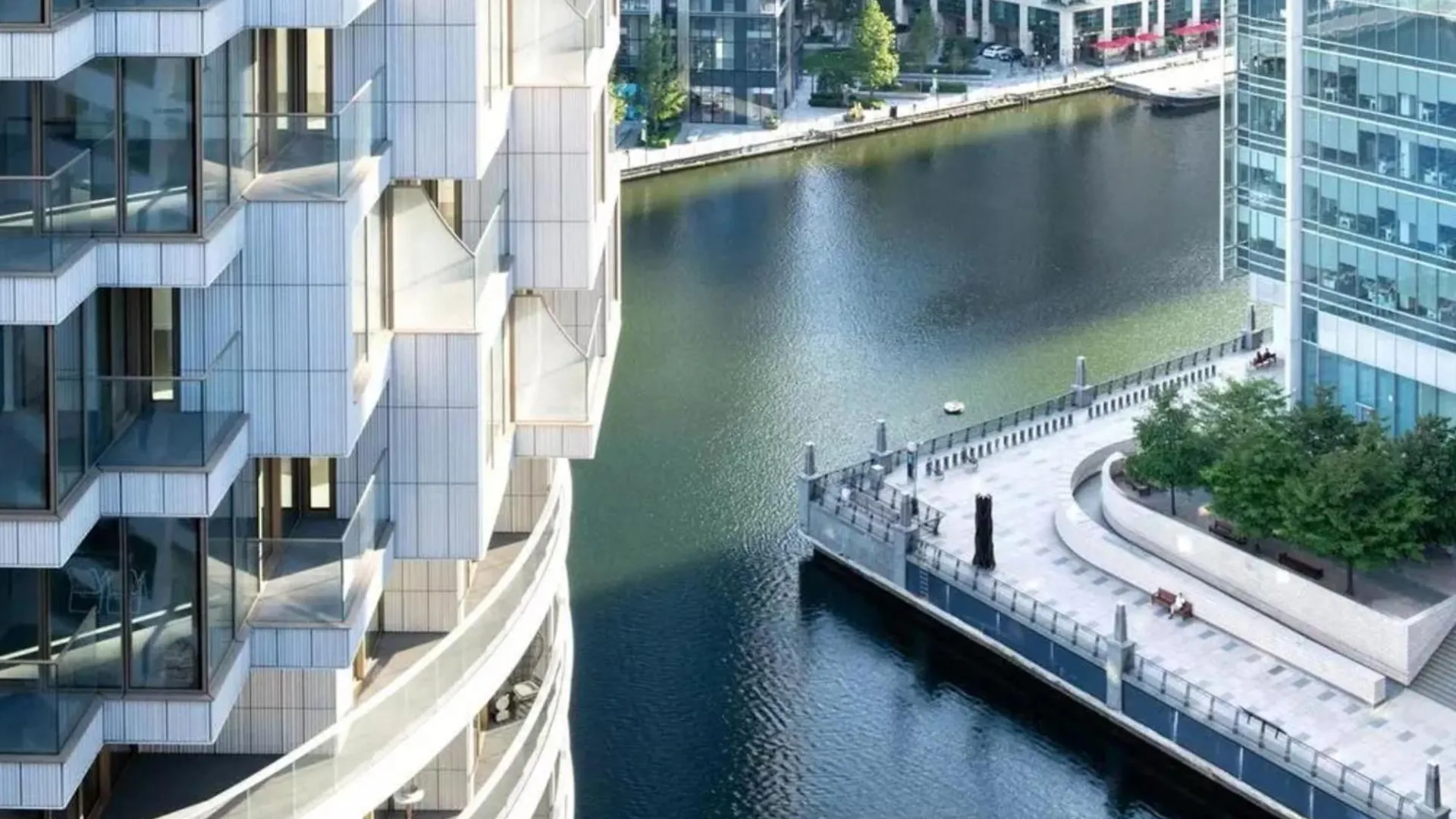 Two Bedrooms Penthouse One Park Drive, Canary Wharf Лондон 0*,